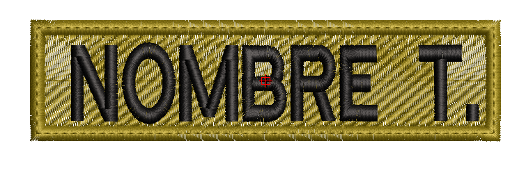 Bordado de nombre para chaqueta